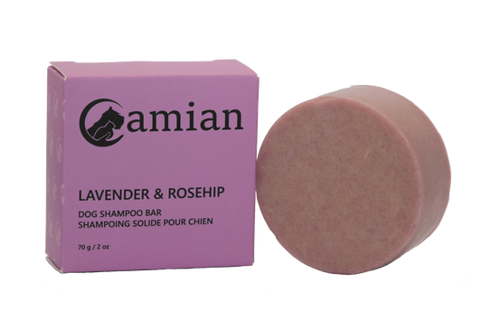 Lavender and Rosehip Dog Shampoo Bar